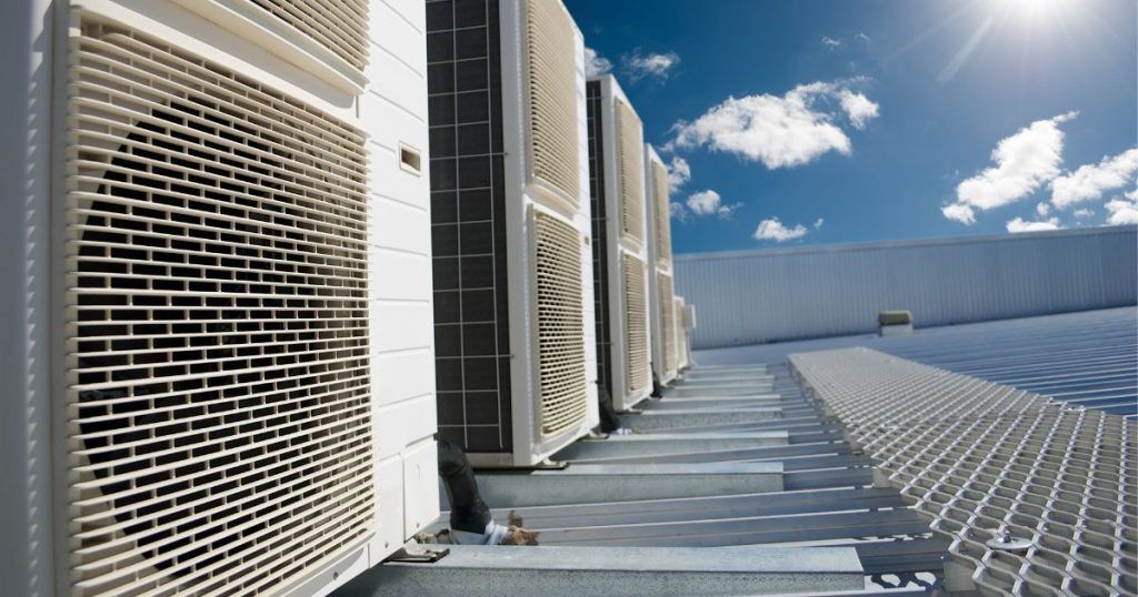 HVAC units on rooftop