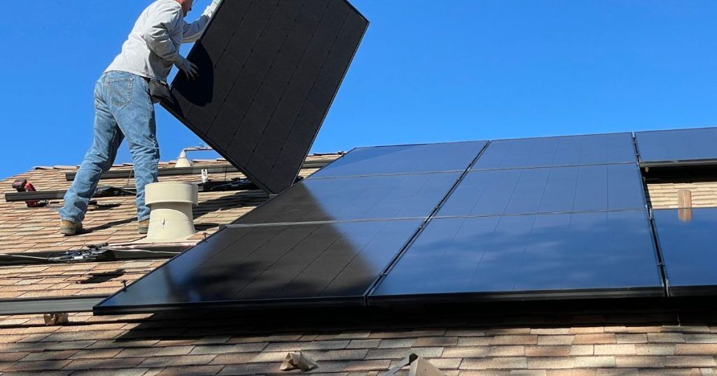 install solar panel